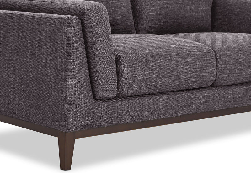 LAURIE 2 seater DARK GREY