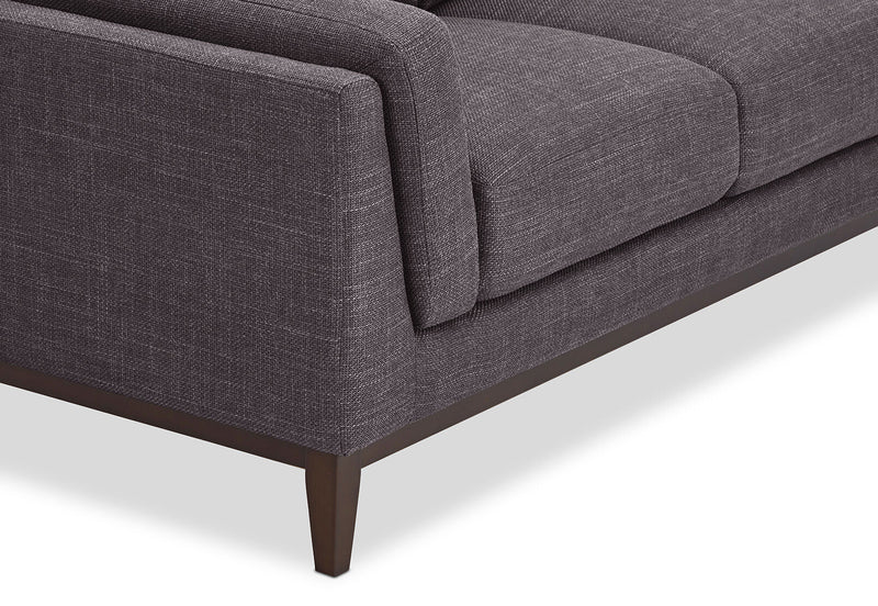 LAURIE 2 seater DARK GREY