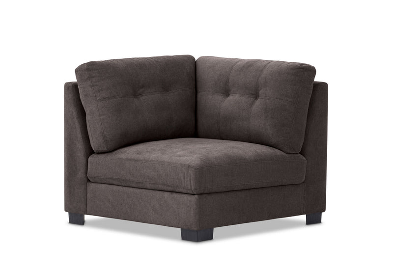 SANDS 5 PIECE CORNER SUITE BLACK