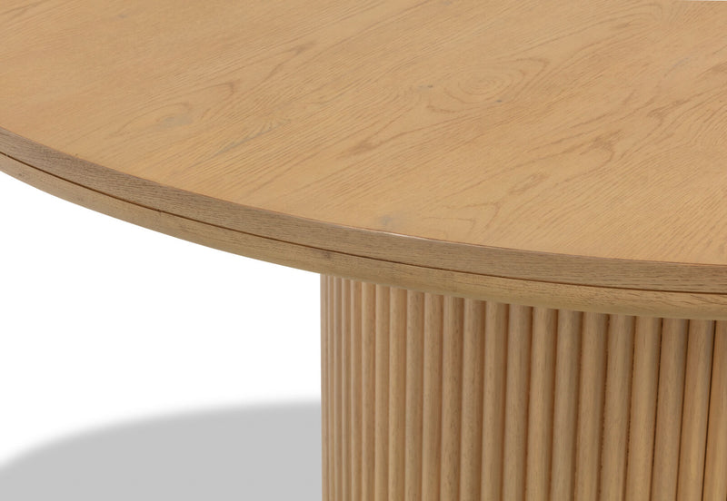 MIRAN ROUND DINING TABLE NATURAL