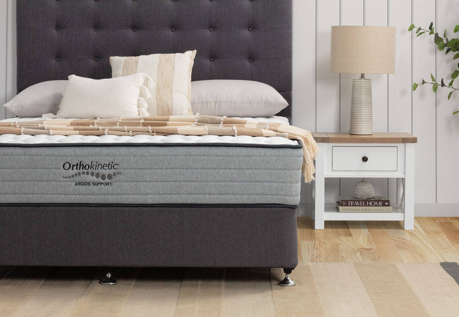 ORTHOKINETIC ARGOS SUPPORT KING MATTRESS GREY