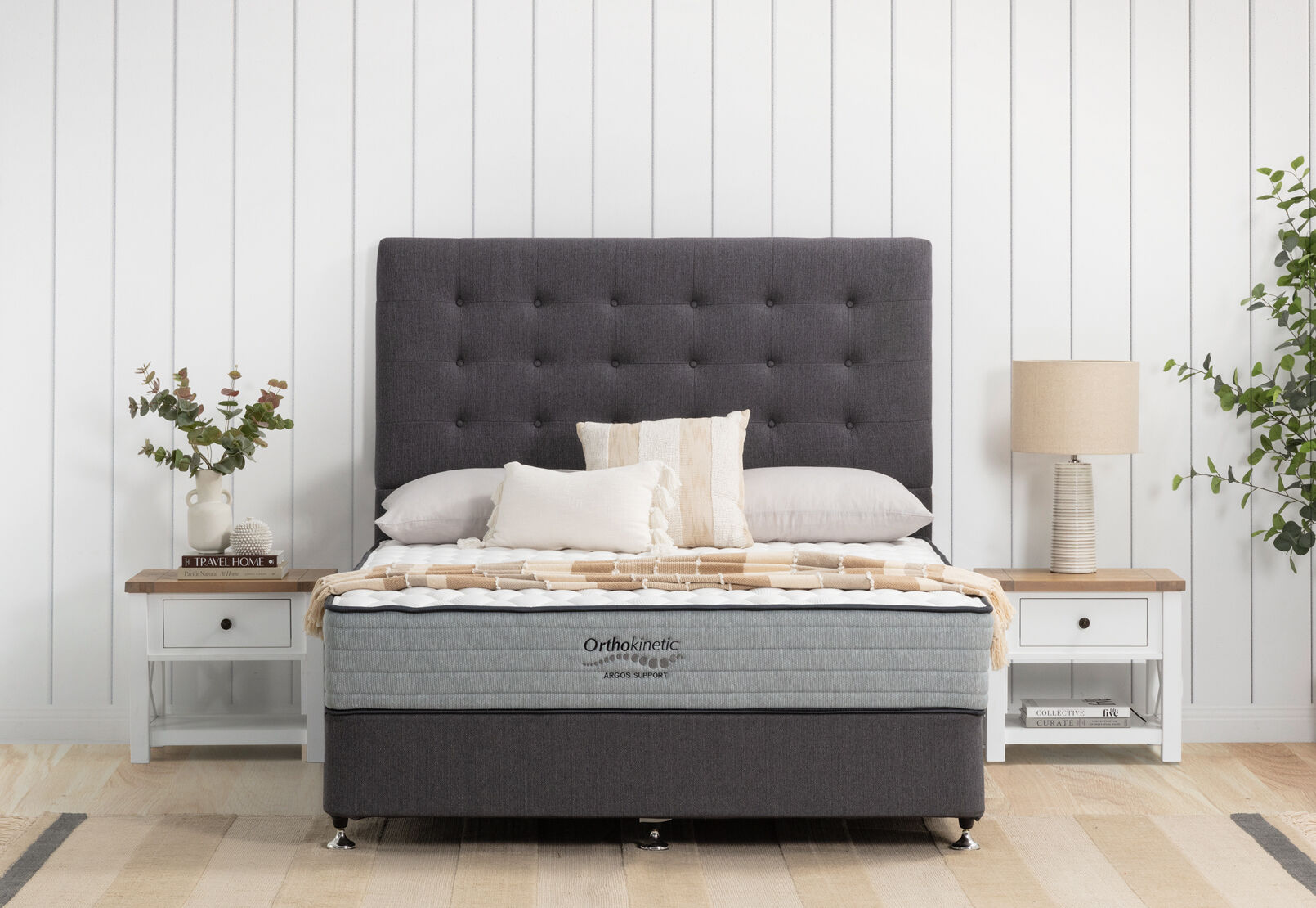 ORTHOKINETIC ARGOS SUPPORT KING MATTRESS GREY