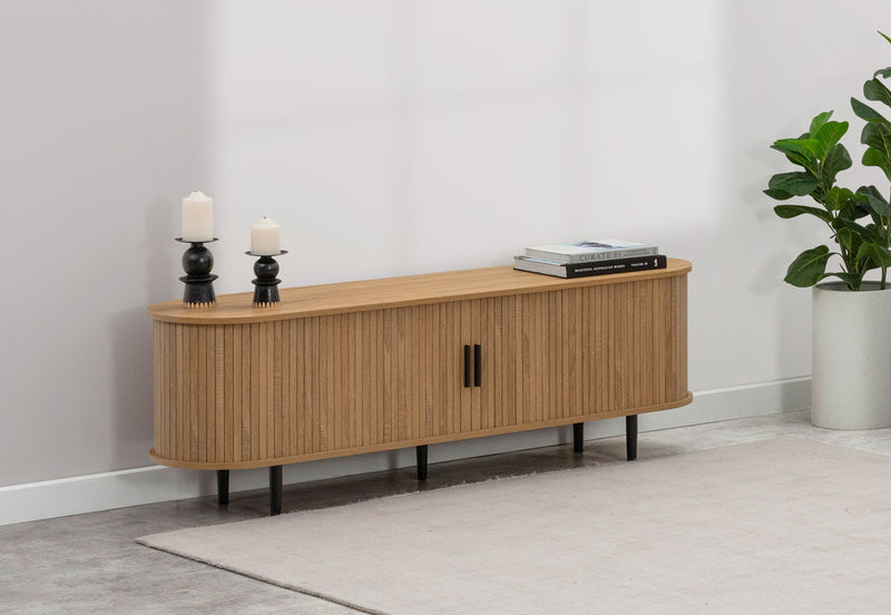 TANNER 2 DOOR NATURAL ENTERTAINMENT UNIT NATURAL