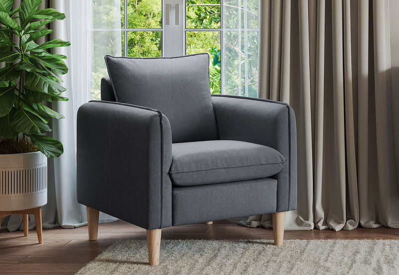 BEATRIX ACCENT CHAIR GREY