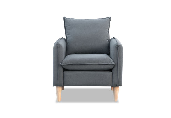 BEATRIX ACCENT CHAIR GREY