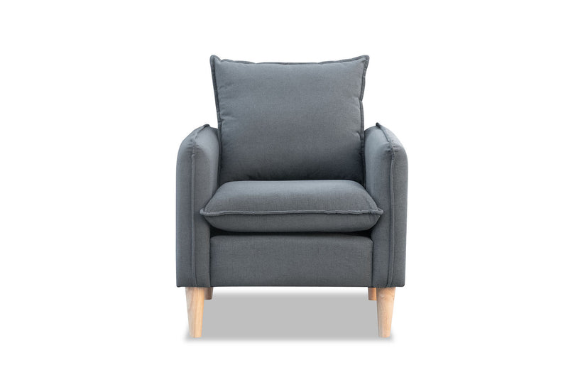 BEATRIX ACCENT CHAIR GREY