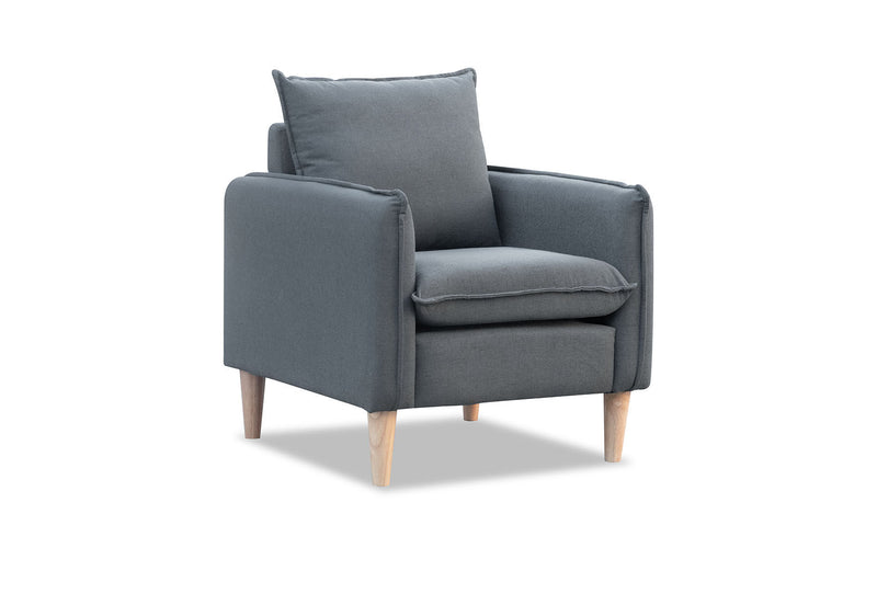 BEATRIX ACCENT CHAIR GREY