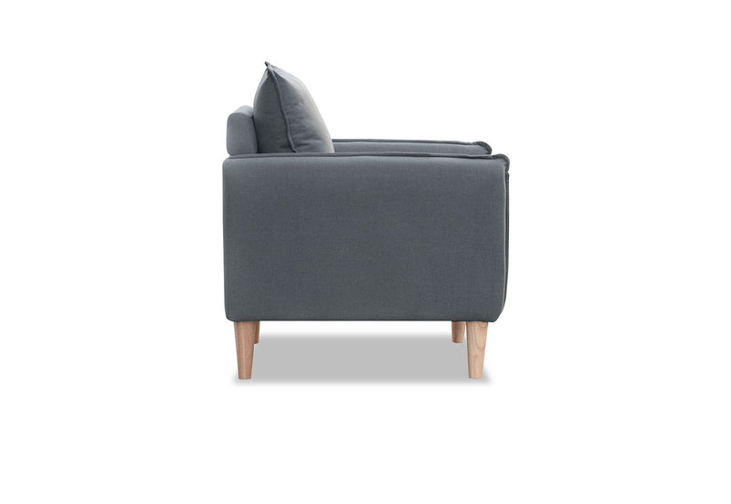 BEATRIX ACCENT CHAIR GREY