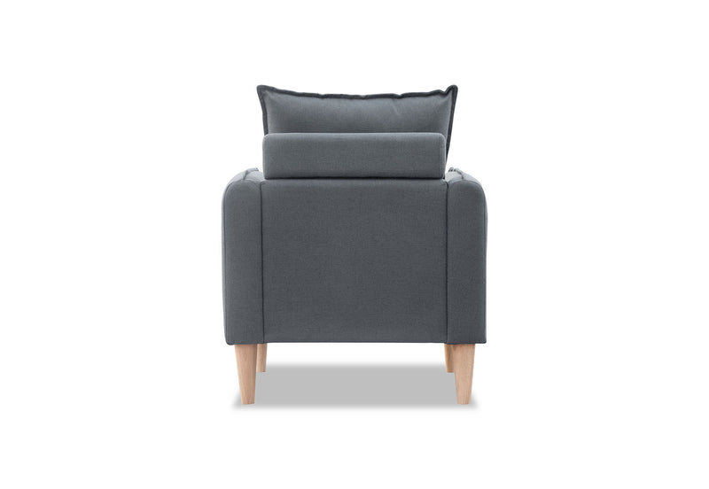 BEATRIX ACCENT CHAIR GREY