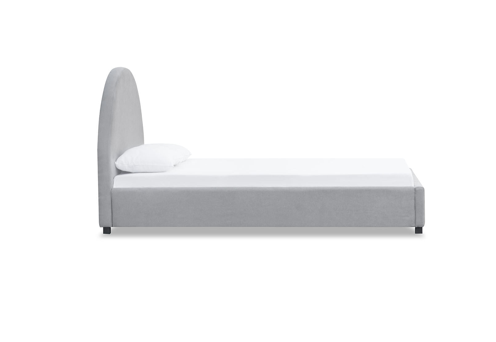 DELY REY QUEEN BED GREY