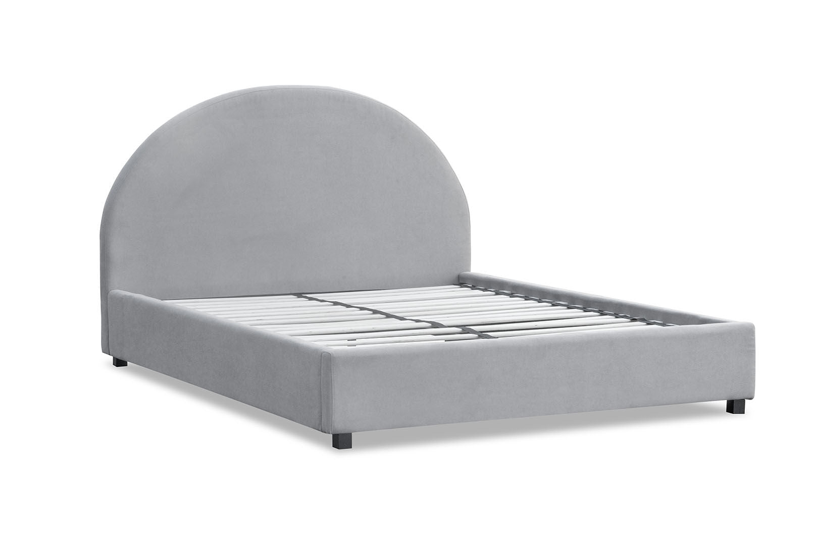 DELY REY QUEEN BED GREY