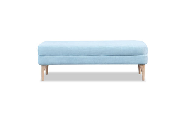 CANTU OTTOMAN BENCH LIGHT BLUE