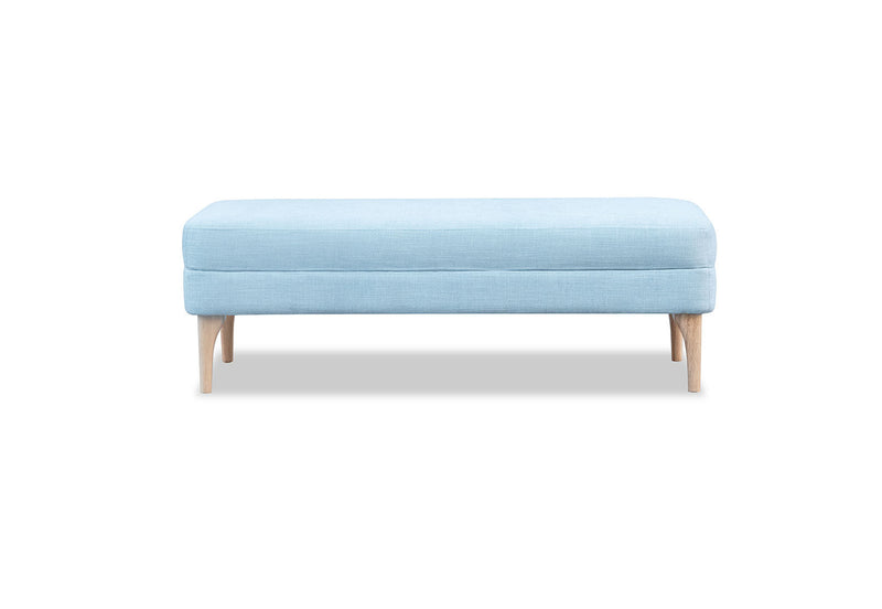 CANTU OTTOMAN BENCH LIGHT BLUE