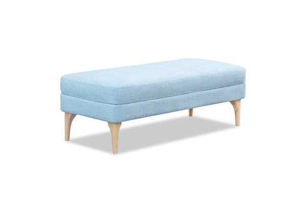 CANTU OTTOMAN BENCH LIGHT BLUE