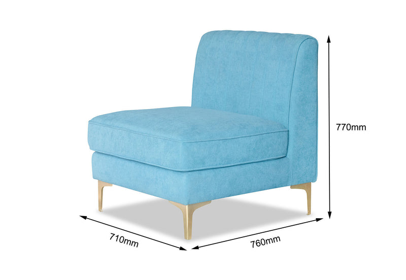 CUEVAS ACCENT CHAIR BLUE