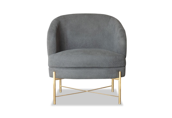 BREWER ACCENT CHAIR DARK GREY