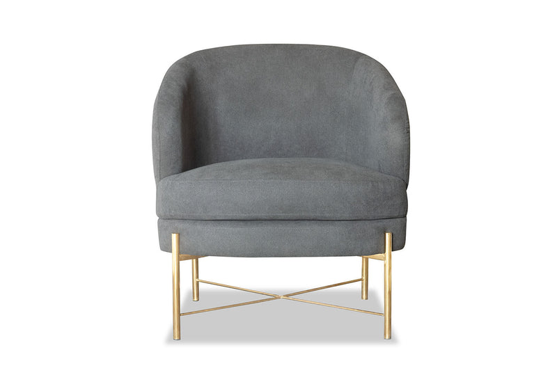 BREWER ACCENT CHAIR DARK GREY