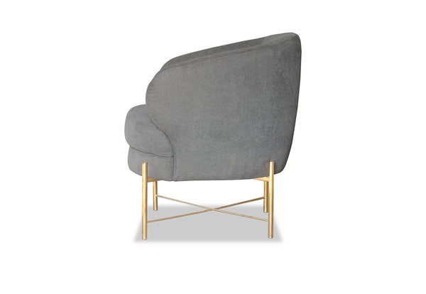 BREWER ACCENT CHAIR DARK GREY