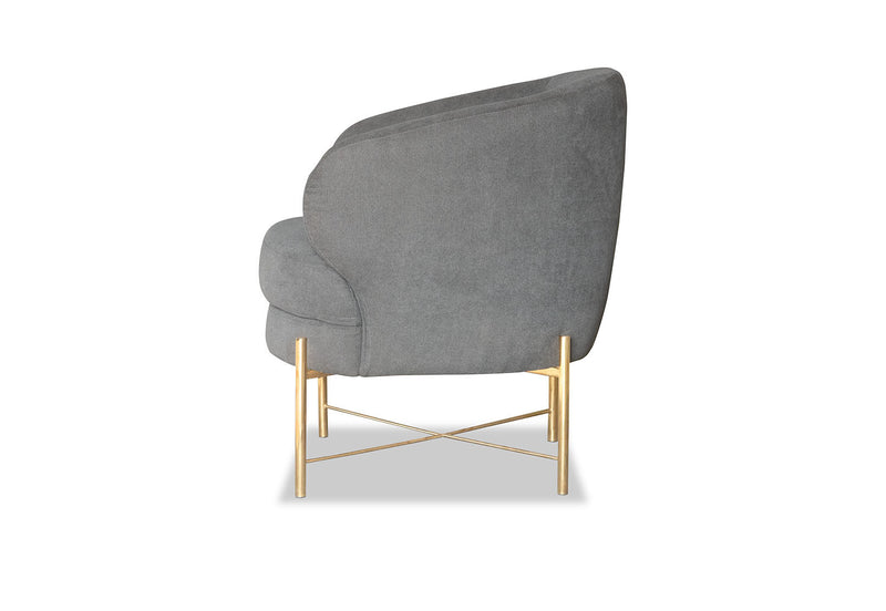 BREWER ACCENT CHAIR DARK GREY