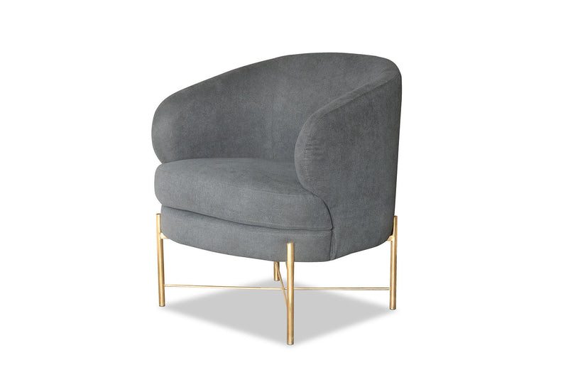 BREWER ACCENT CHAIR DARK GREY