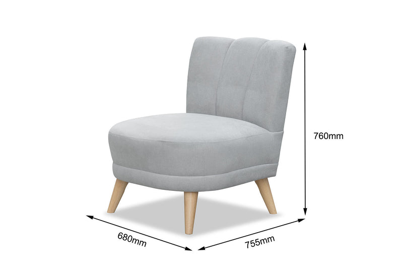 AYLESBURY ACCENT CHAIR GREY