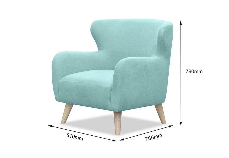 DONOVAN ACCENT CHAIR GREEN