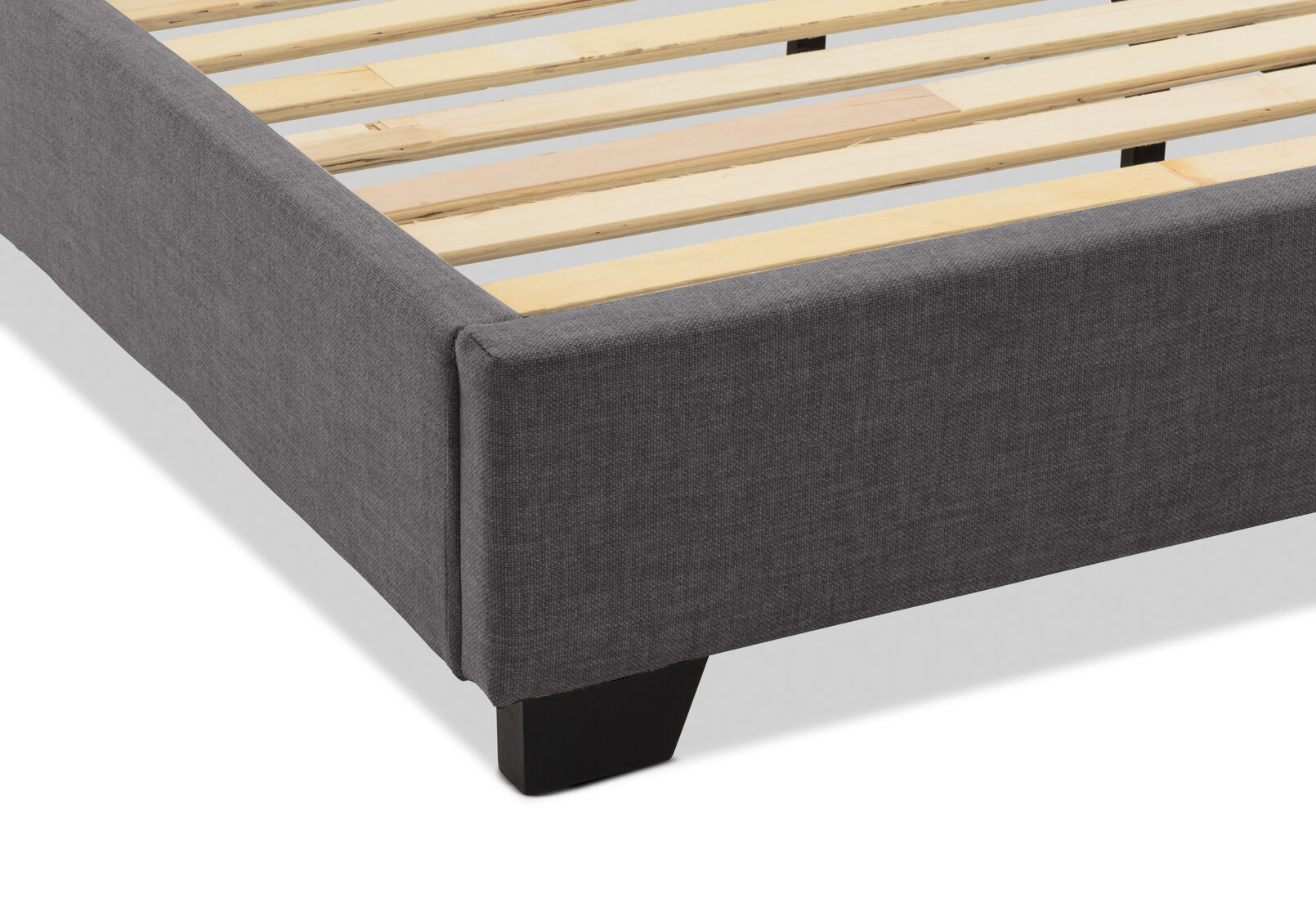 VAUGHN DOUBLE BED DARK GREY
