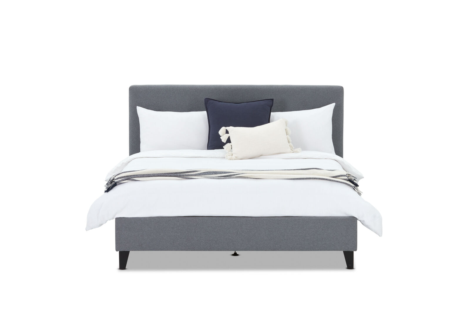 JESSALYN QUEEN BED DARK GREY