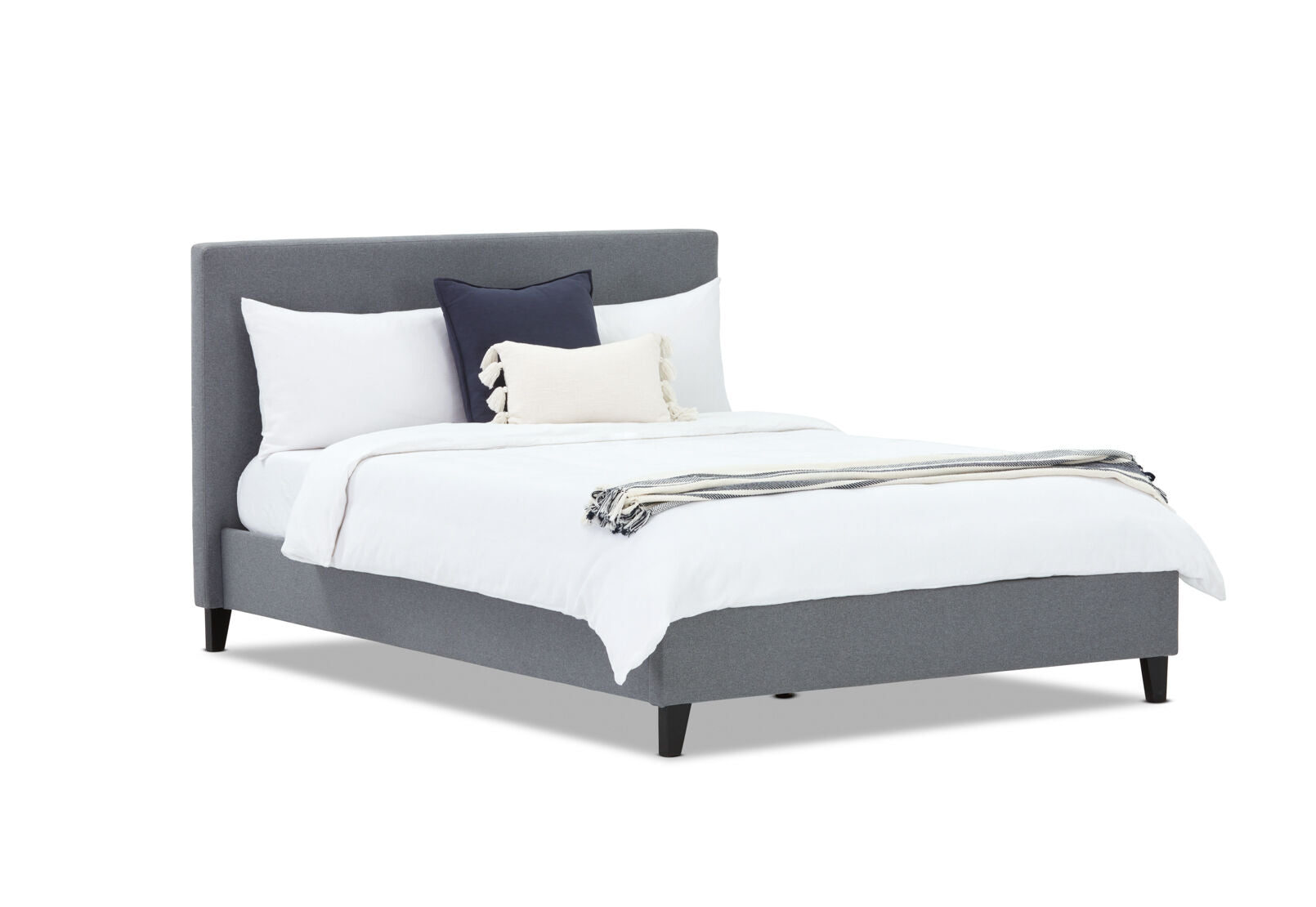 JESSALYN QUEEN BED DARK GREY