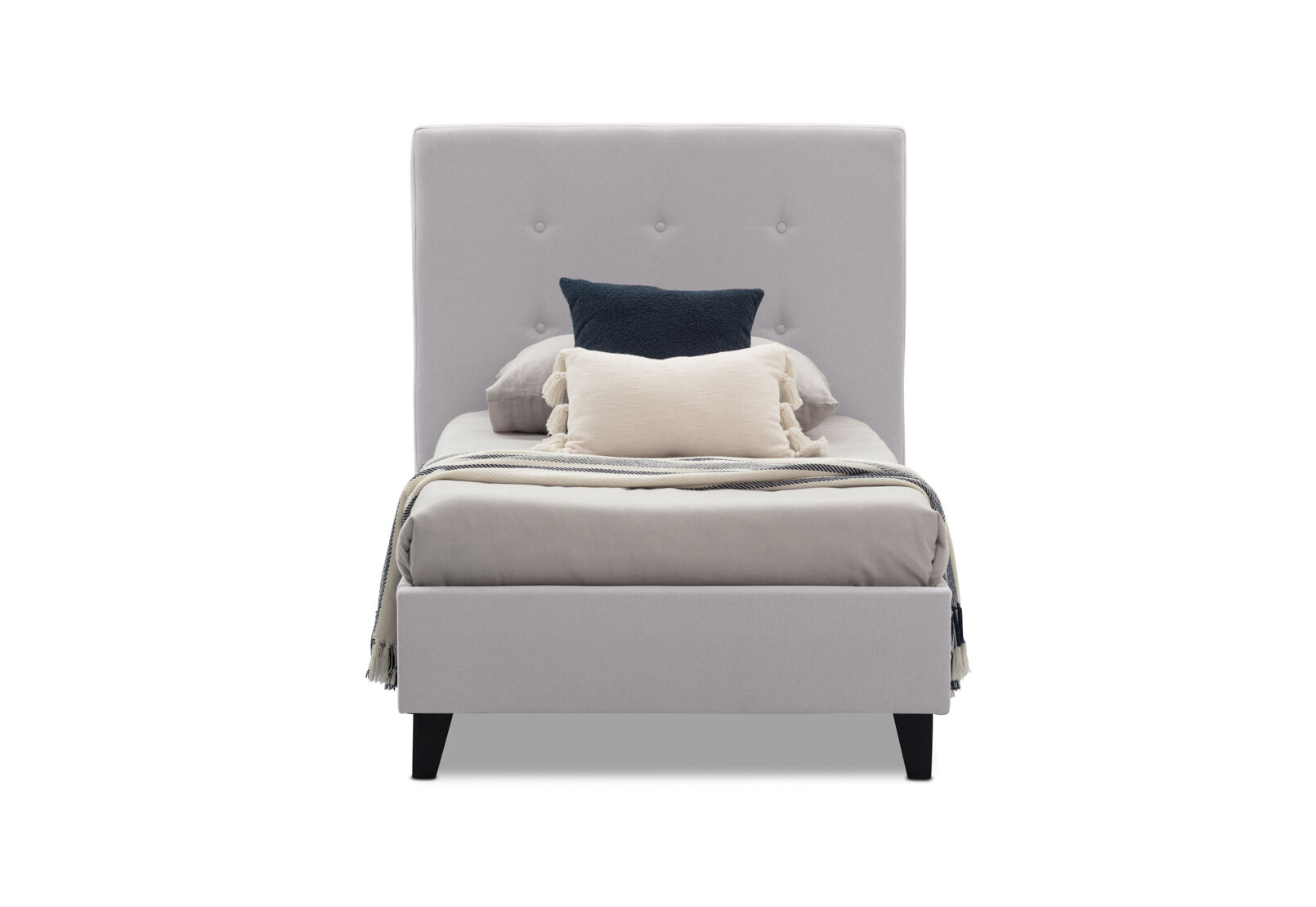 JESSALYN KING SINGLE BED GREY