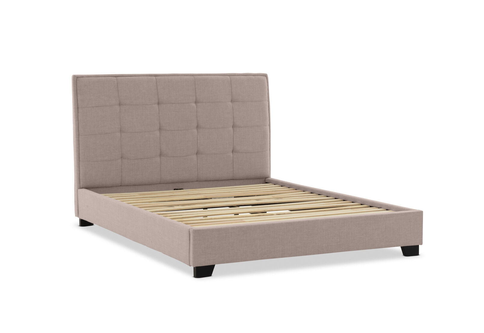 VAUGHN KING BED BEIGE