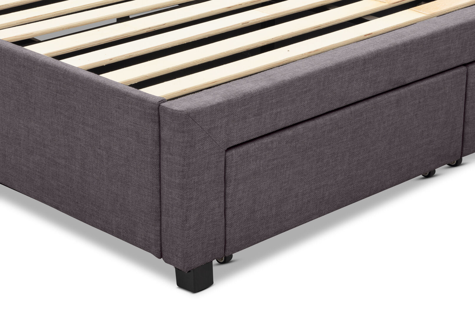 CATARINA QUEEN BED DARK GREY