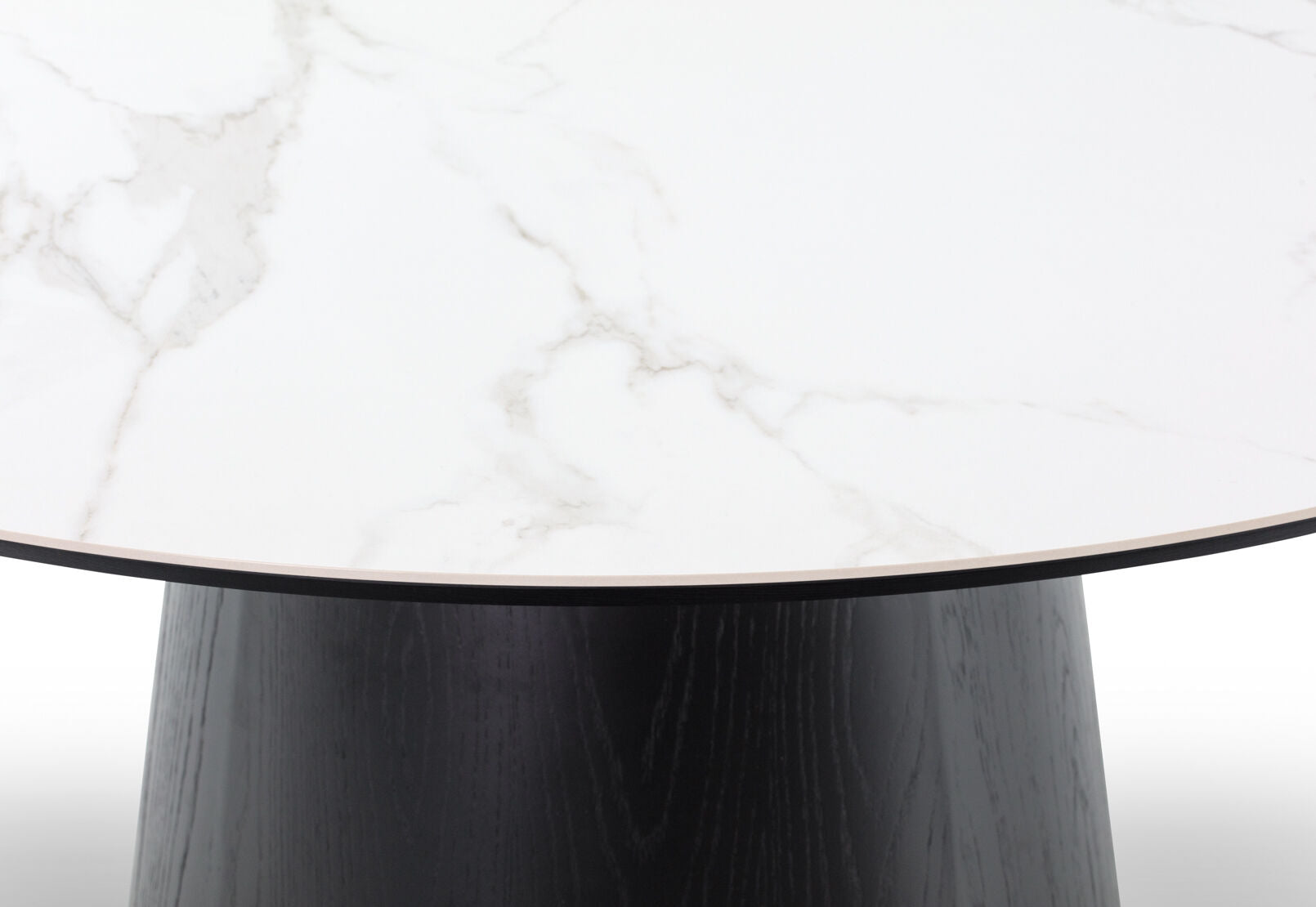 THANOS 1600 CERAMIC DINING TABLE BLACK/MARBLE