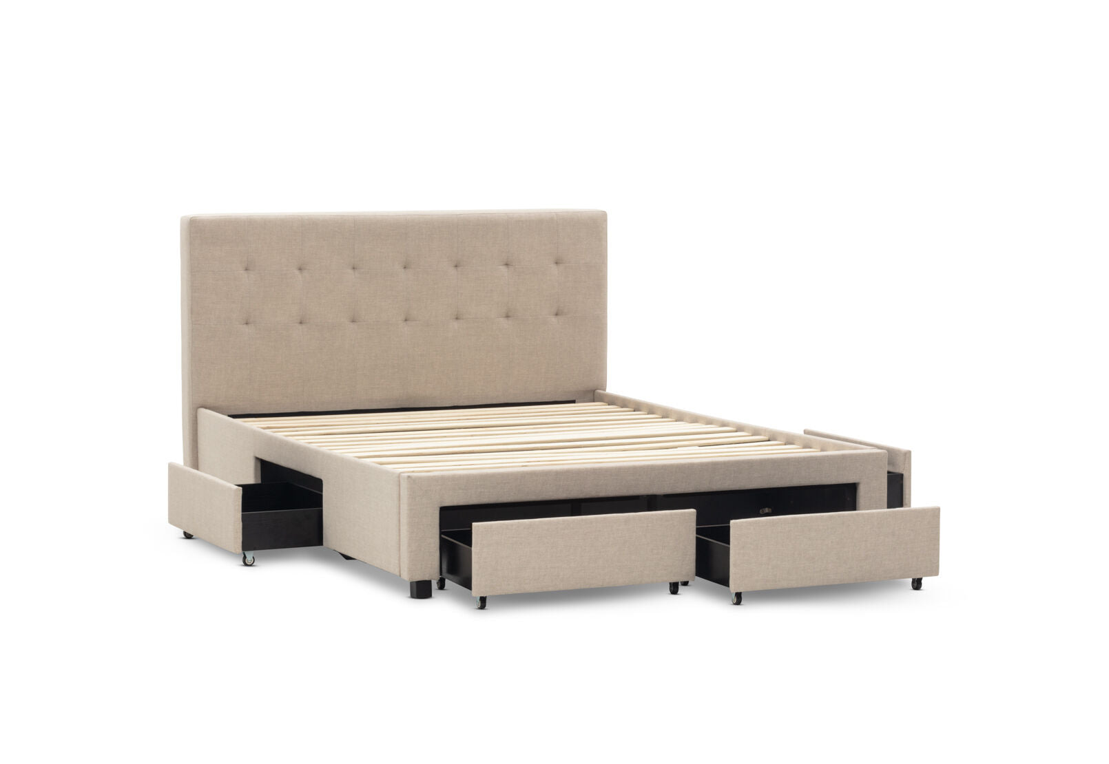 CATARINA QUEEN BED BEIGE