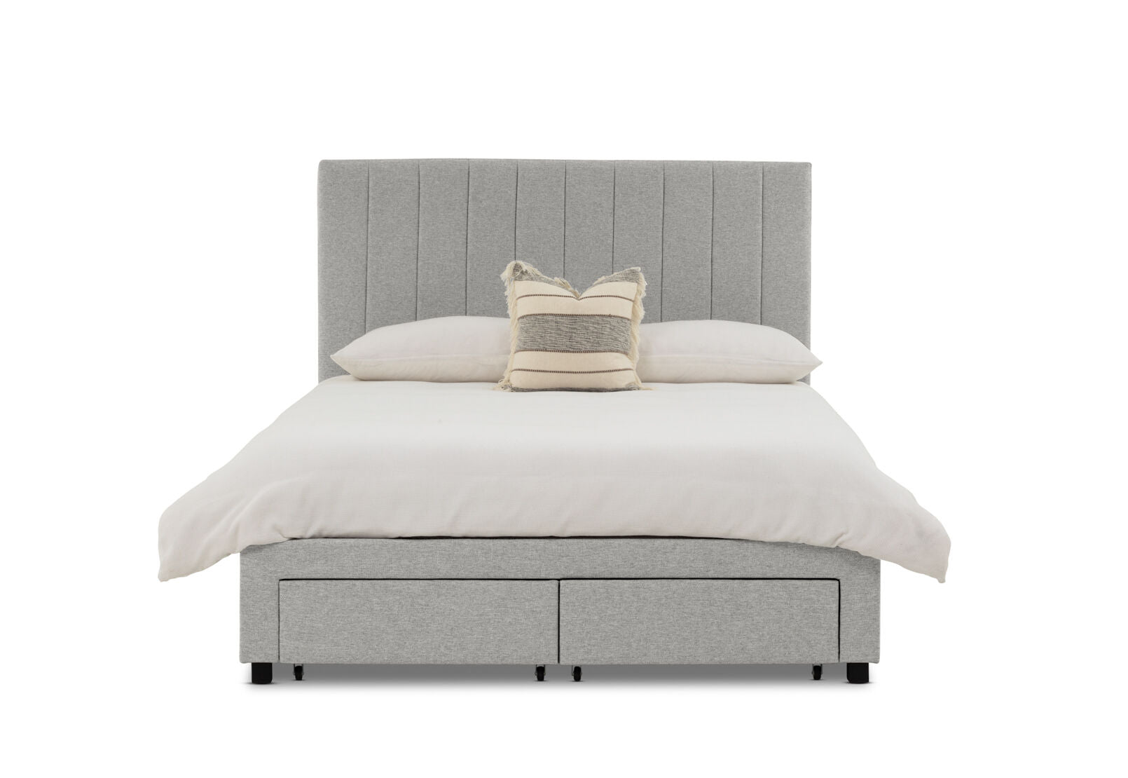 CORBIN QUEEN BED GREY