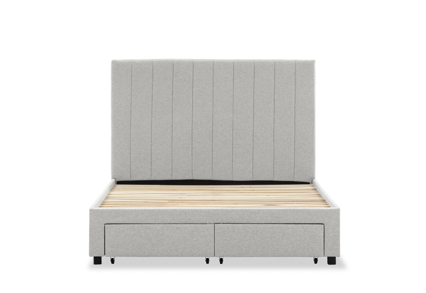 CORBIN QUEEN BED GREY