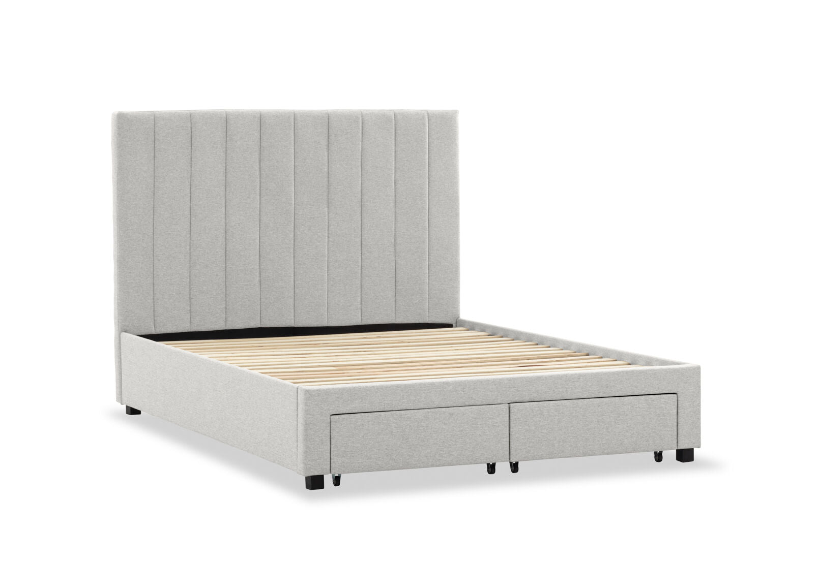 CORBIN QUEEN BED GREY