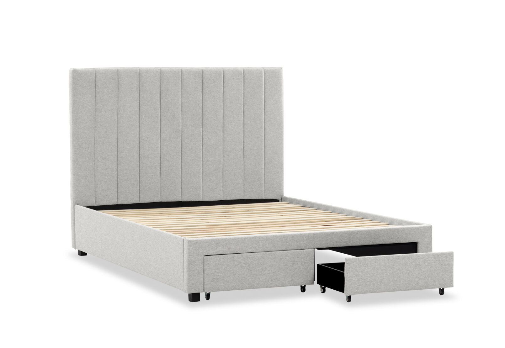 CORBIN QUEEN BED GREY