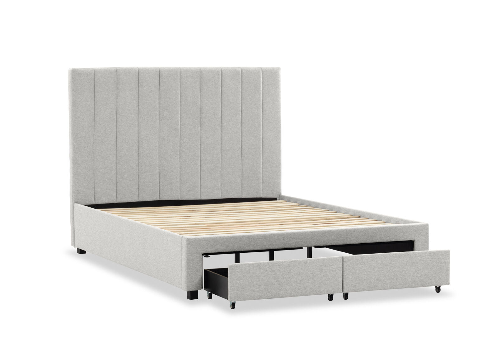 CORBIN QUEEN BED GREY