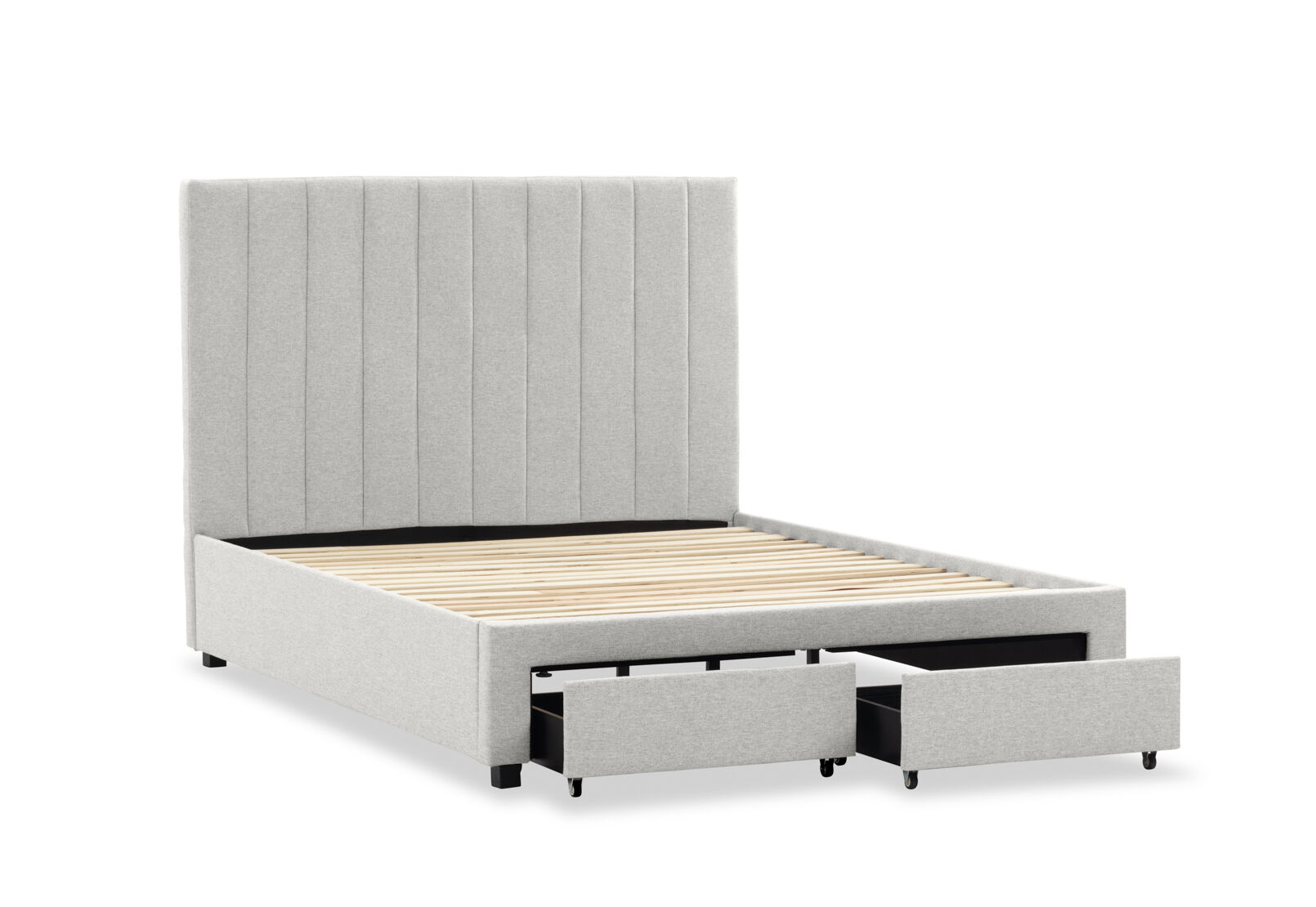 CORBIN QUEEN BED GREY