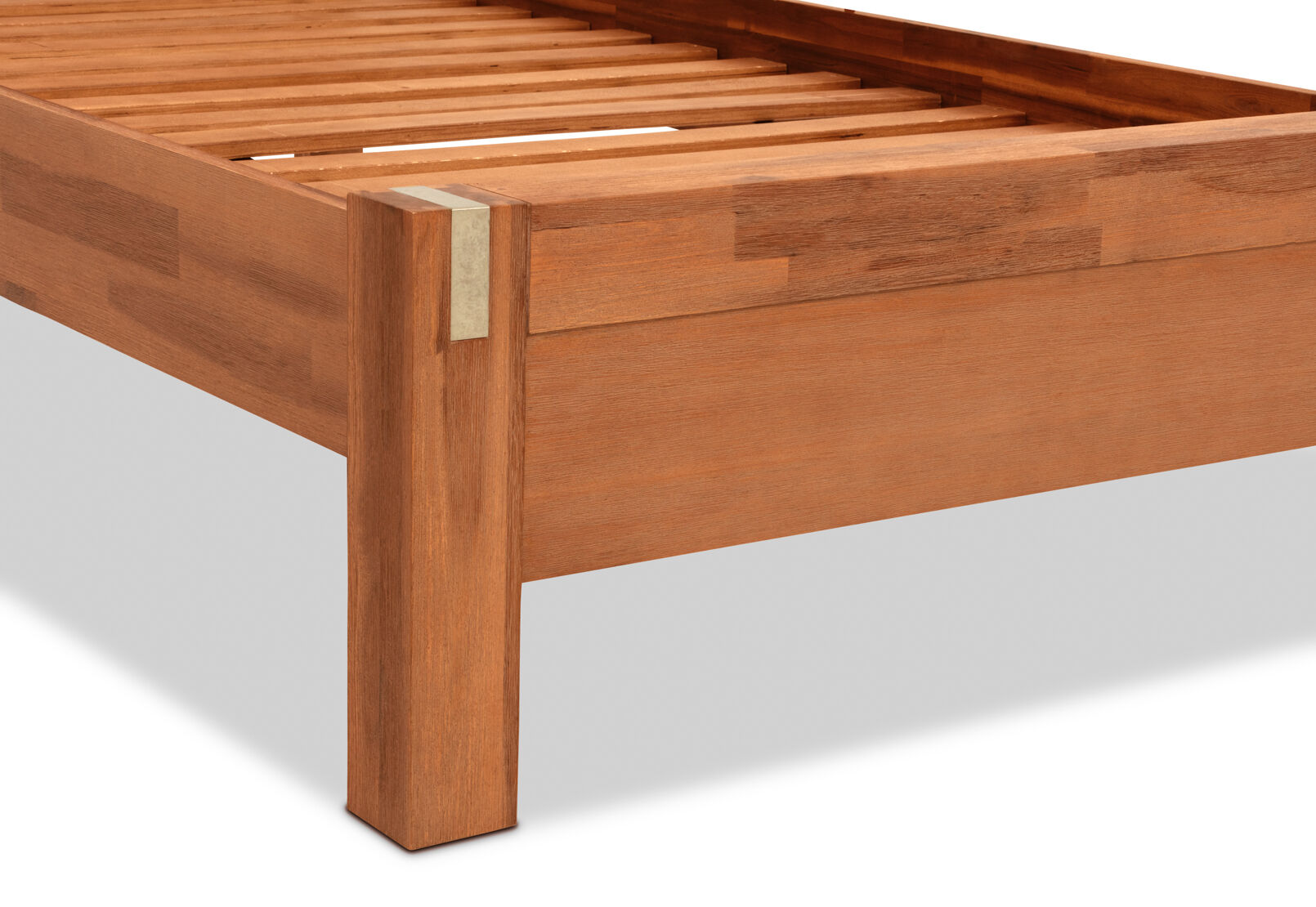 SILVERWOOD KING SINGLE BED PEWTER