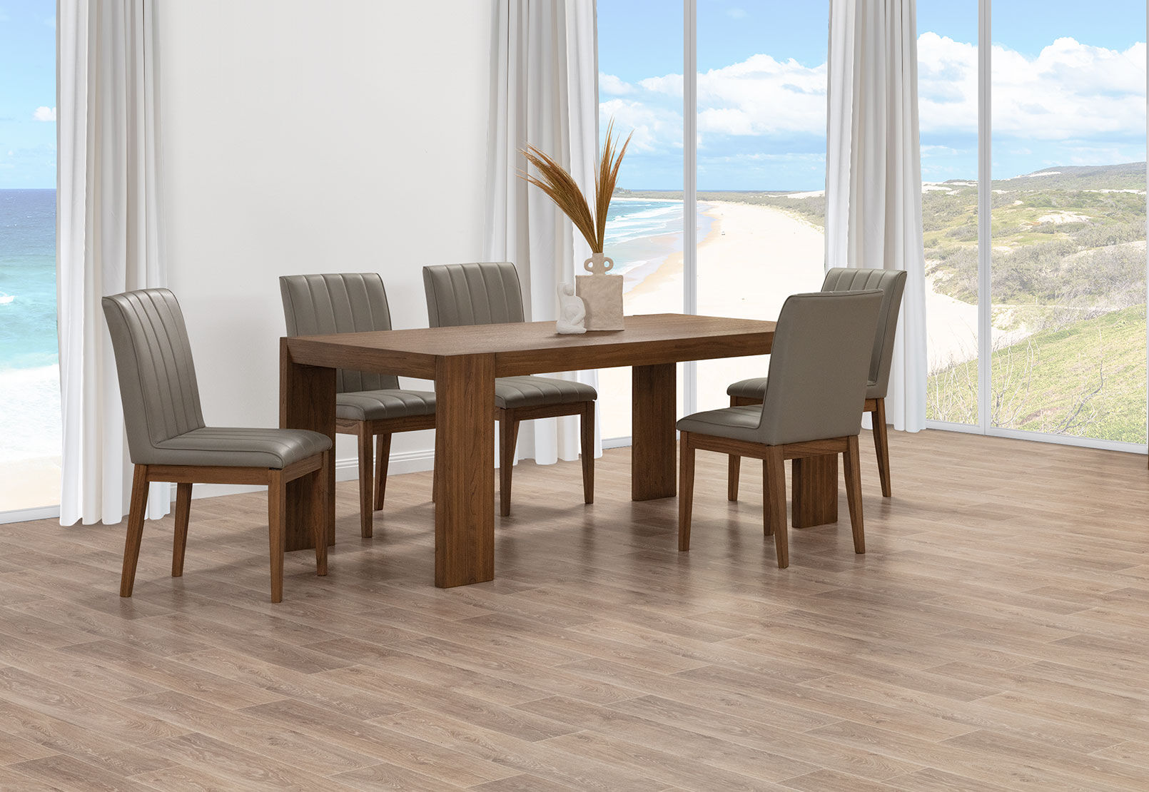 ROMULUS 1800 DINING TABLE WALNUT