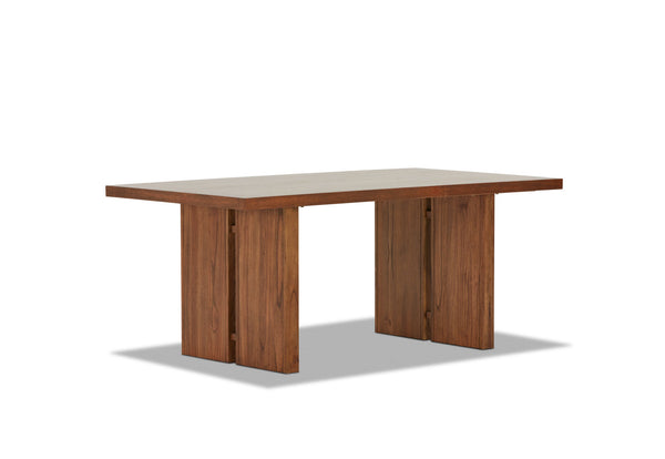 SORVINO 1800 DINING TABLE LIGHT WALNUT