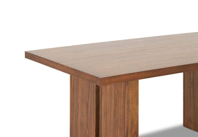 SORVINO 1800 DINING TABLE LIGHT WALNUT