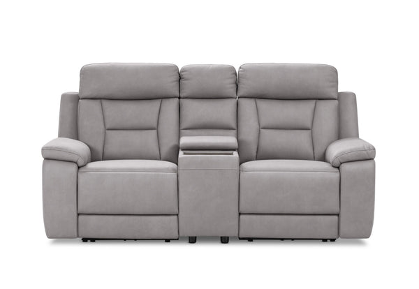 NOVAK FABRIC 2 SEATER LIGHT GREY