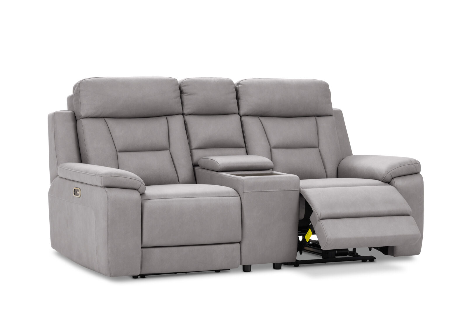 NOVAK FABRIC 2 SEATER LIGHT GREY