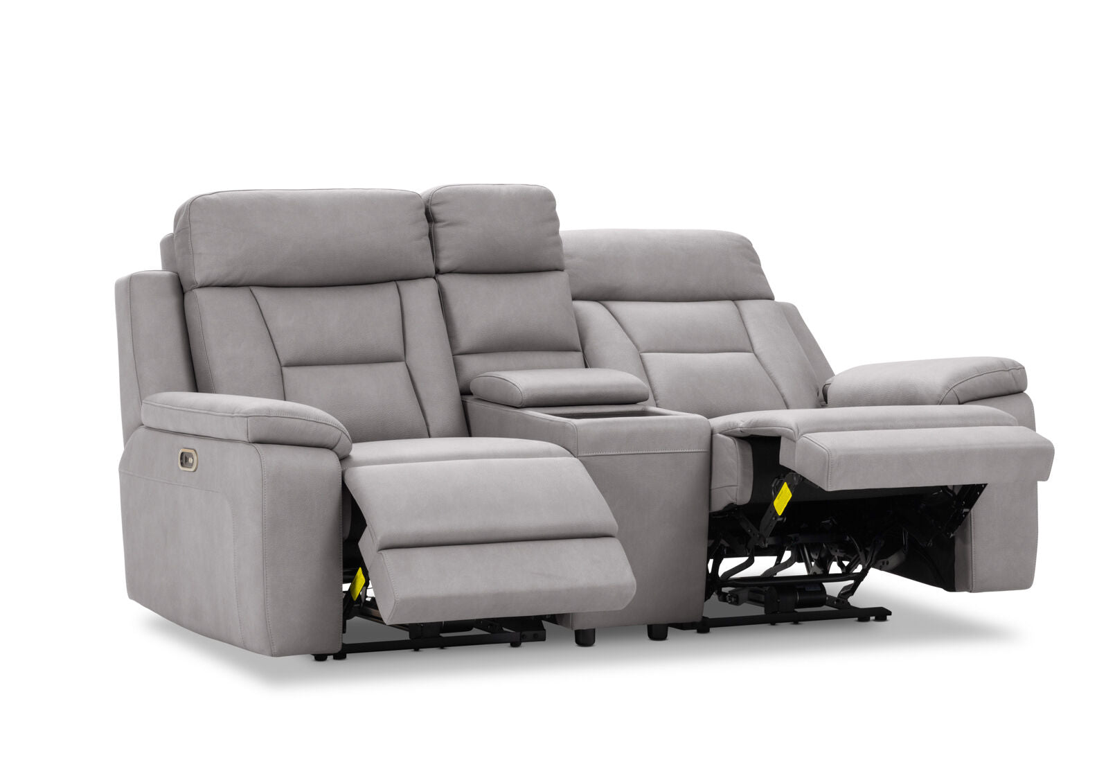 NOVAK FABRIC 2 SEATER LIGHT GREY