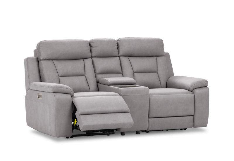 NOVAK FABRIC 2 SEATER LIGHT GREY