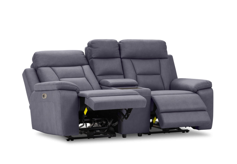 NOVAK FABRIC 2 SEATER DARK GREY