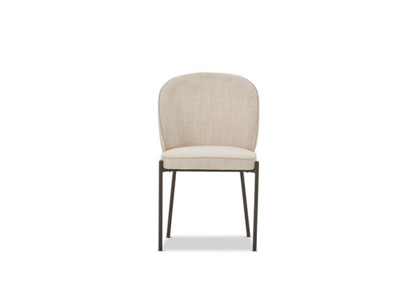 FIDEL DINING CHAIR 	CREAM